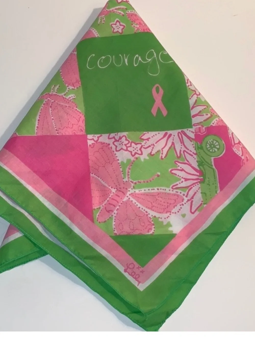 Lilly Pulitzer Women's Scarf Ford Breast Cancer